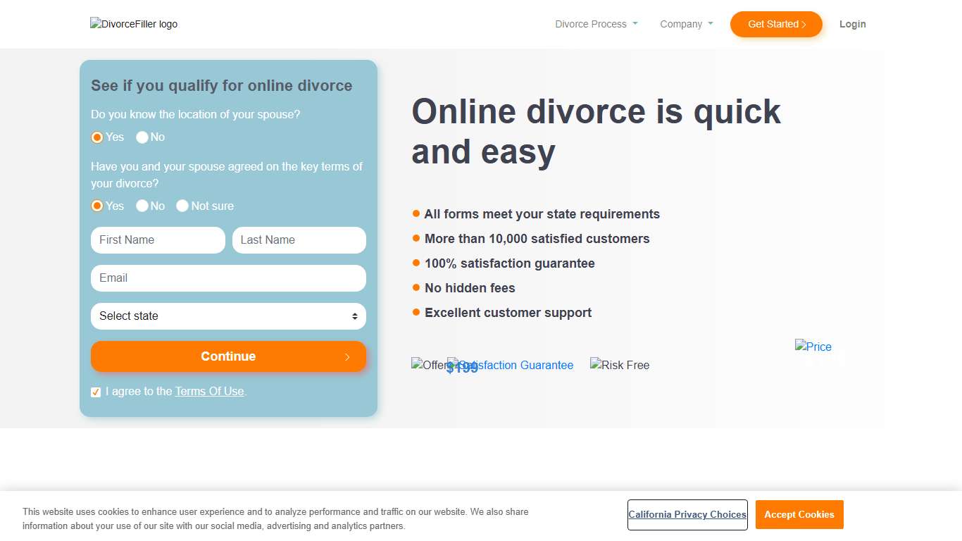 Get Your Divorce Forms Quick Divorce Online DivorceFiller (2026)