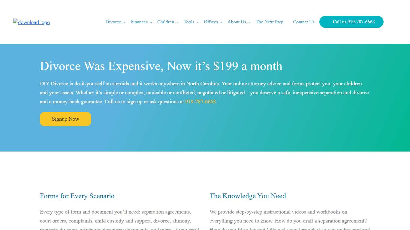 Do It Yourself North Carolina Divorce